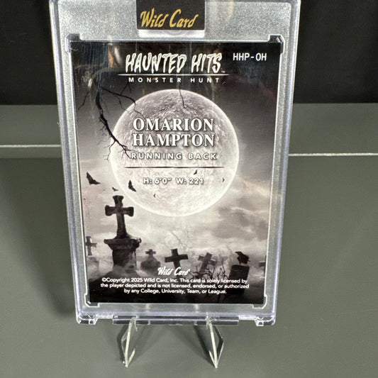 Omarion Hampton Los Angeles Chargers Card