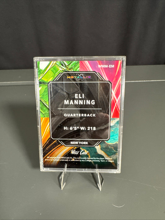 Eli Manning New York Giants Card