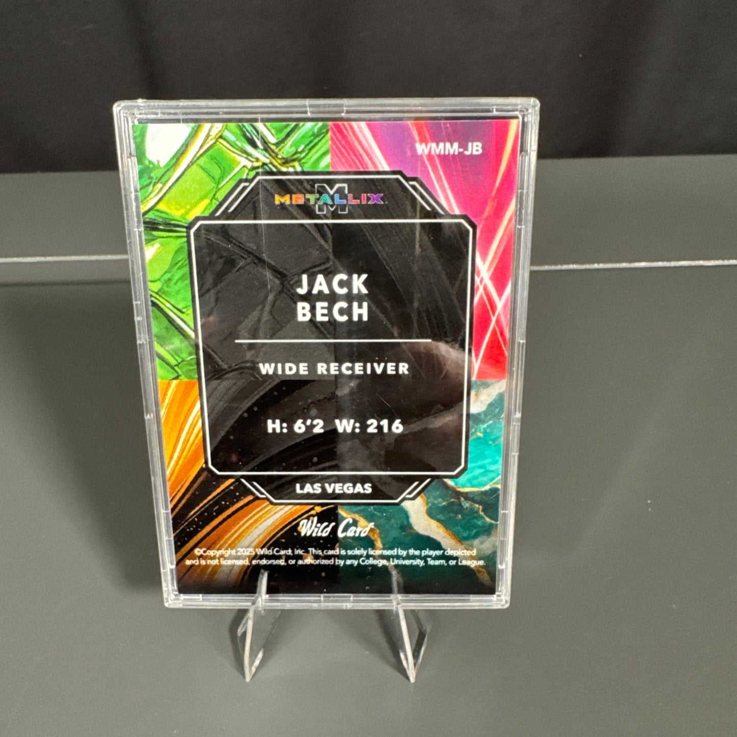 Jack Bech Raiders Card