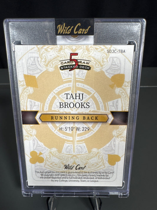 Tahj Brooks Cincinnatti Bengals Card