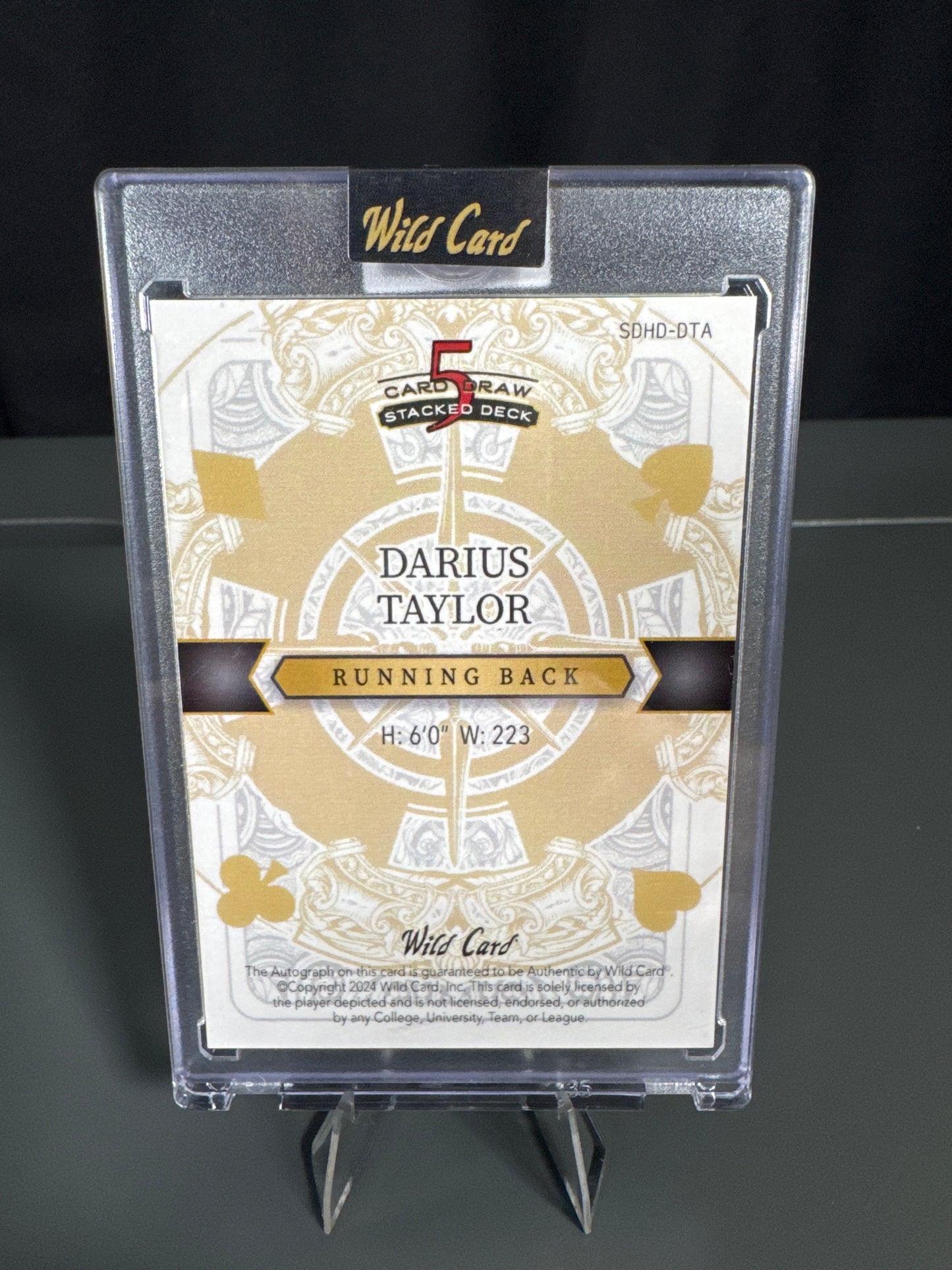 Darius Taylor Minnesota Golden Gophers Card