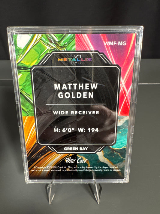 Matthew Golden Green Bay Packers Card