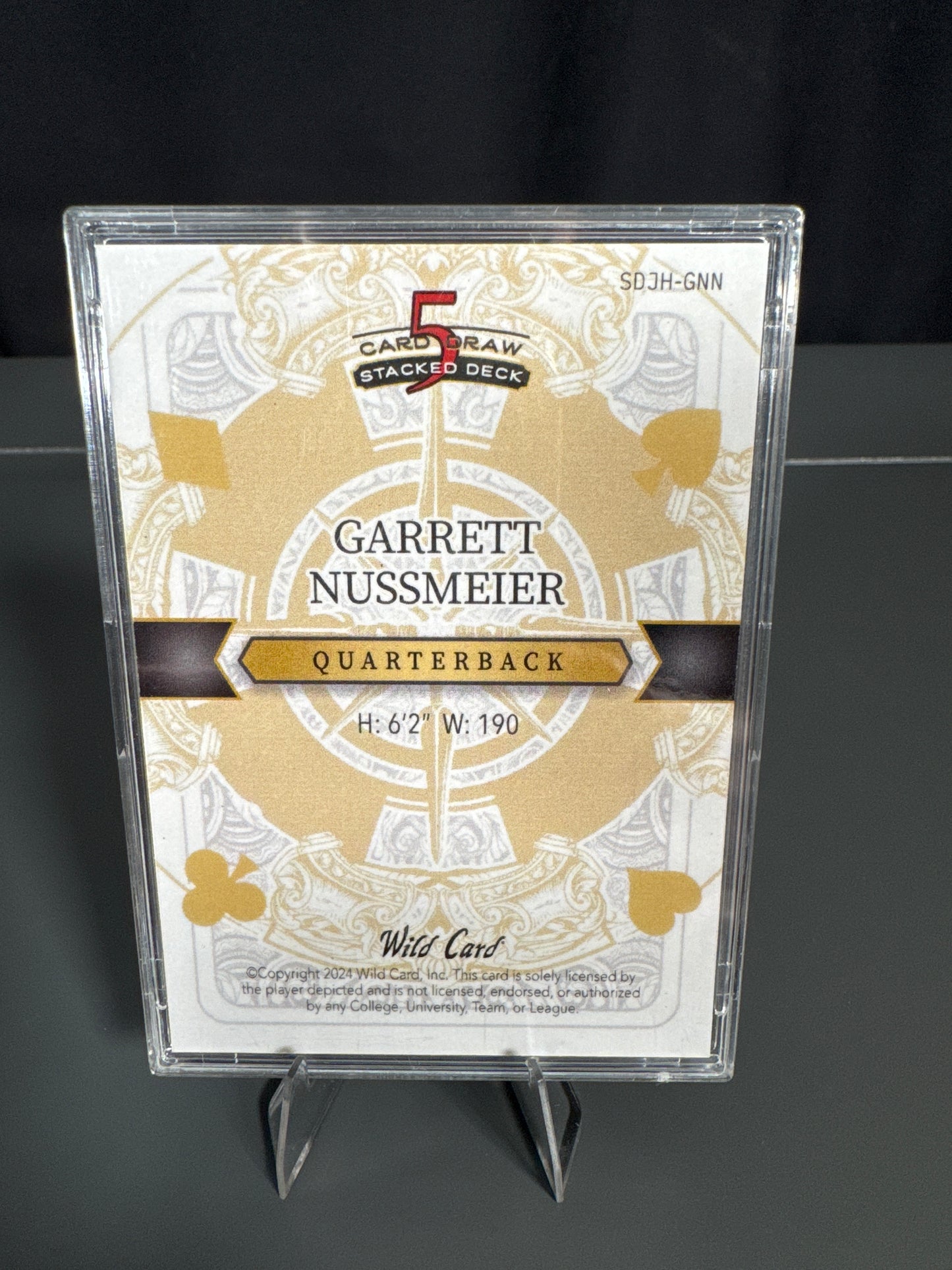 Garrett Nussmeier LSU Tigers Card