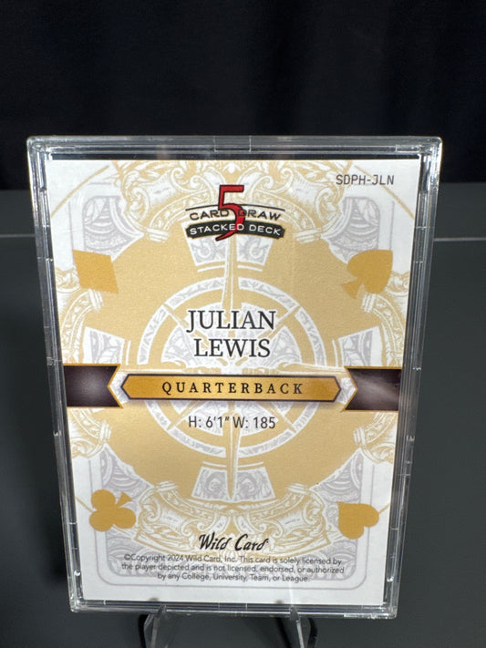 Julian Lewis Colorado Buffaloes Card