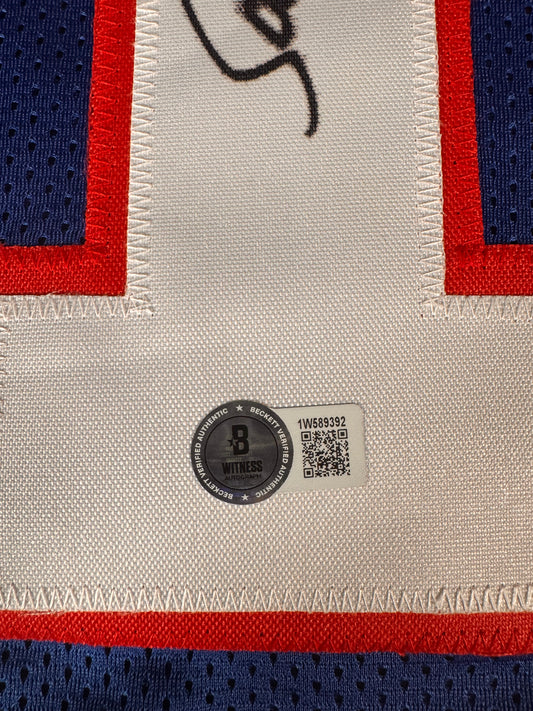 Scott Norwood Buffalo Bills Signed Jersey