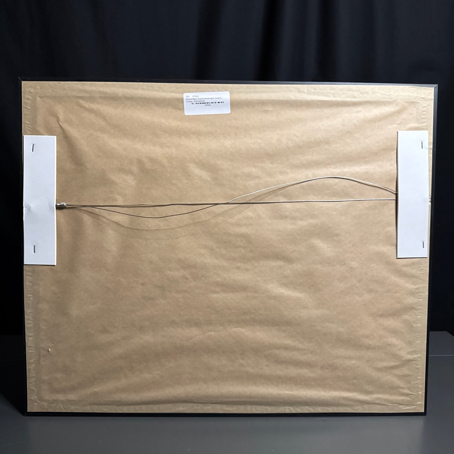 Warren Moon Signed Plaque University of Washington/Houston Oilers Signed Photo