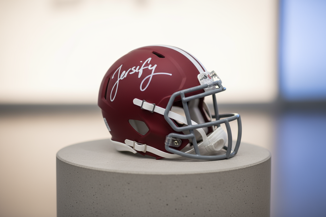 Signed Mini Helmets