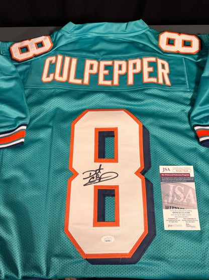 Daunte Culpepper Miami Dolphins Signed Jersey