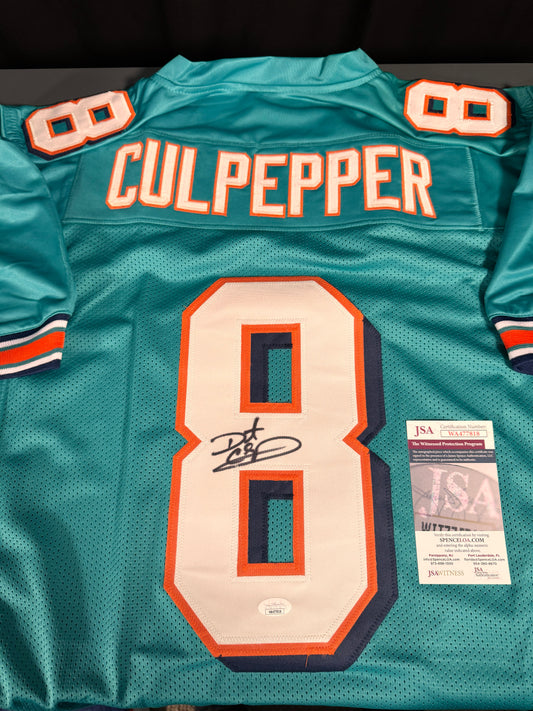 Daunte Culpepper Miami Dolphins Signed Jersey