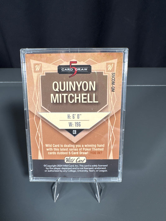 Quinyon Mitchell Philadelphia Eagles Card