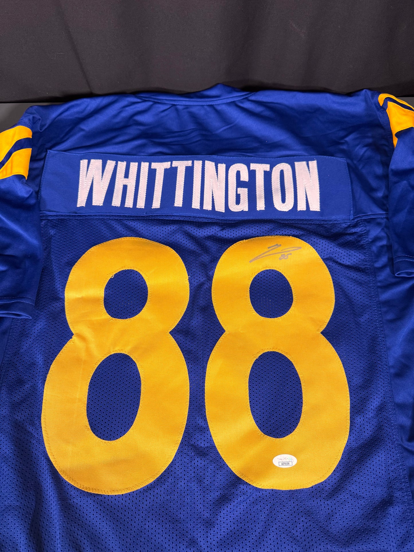 Jordan Whittington Los Angeles Rams Signed Jersey