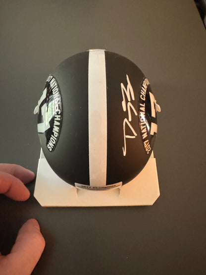 Da'Ron Payne Alabama Crimson Tide Signed Mini Helmet