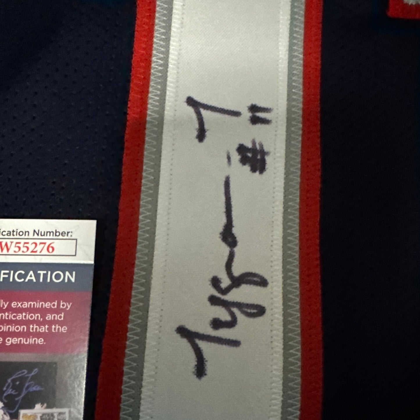 Tyquon Thorton New England Patriots Signed Jersey