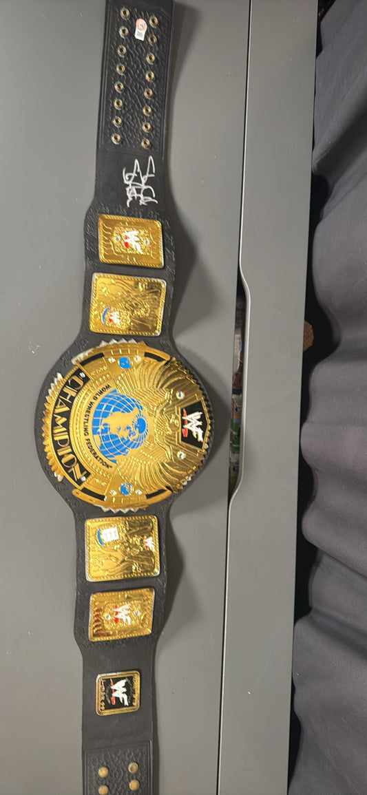 Stone Cold Steve Austin WWF Signed Belt
