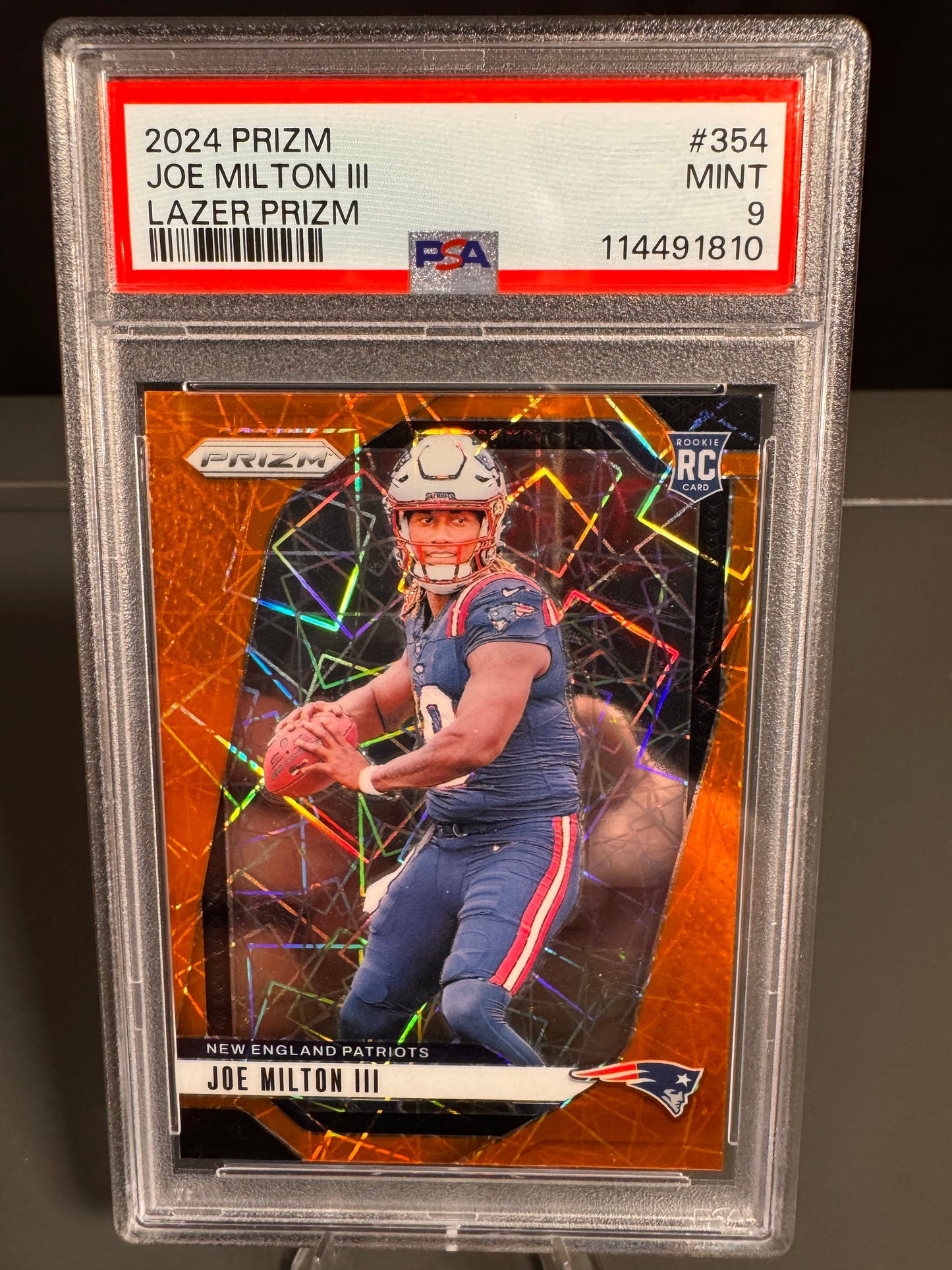 Joe Milton New England Patriots Card