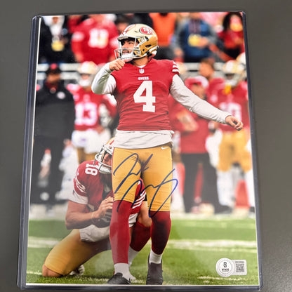 Jake Moody San Francisco 49ers Signed Photo