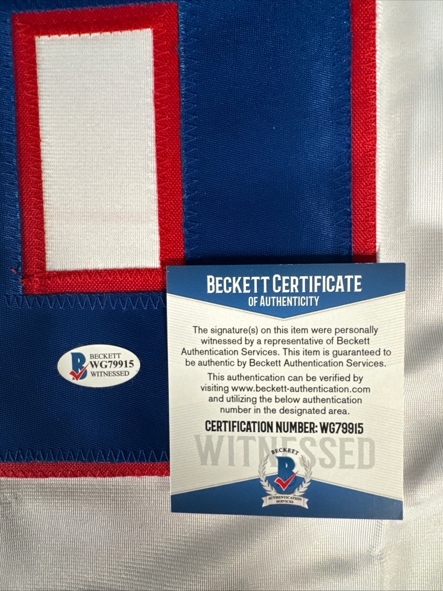 Billy Shaw Buffalo Bills Signed Jersey