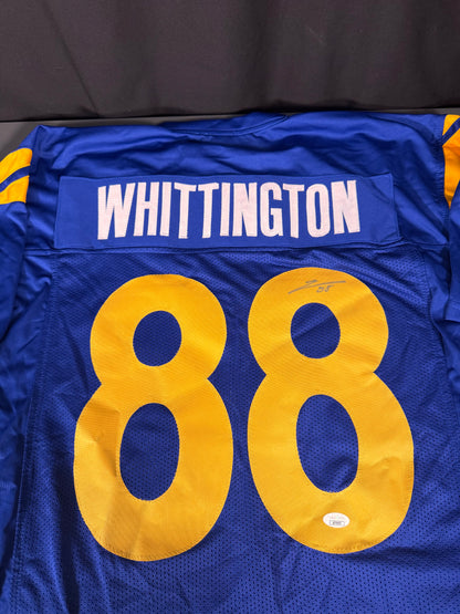 Jordan Whittington Los Angeles Rams Signed Jersey