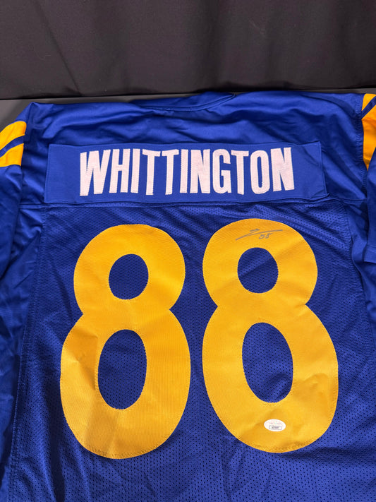Jordan Whittington Los Angeles Rams Signed Jersey
