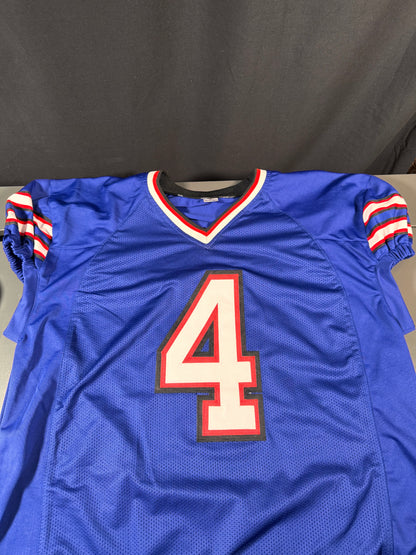 James Cook Custom Buffalo Bills Signed Jersey