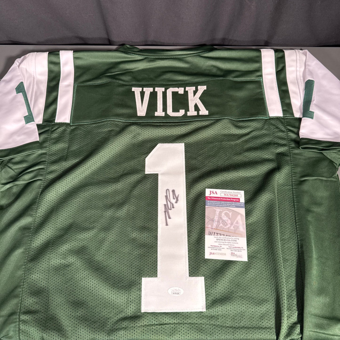 Michael Vick New York Jets Signed Jersey