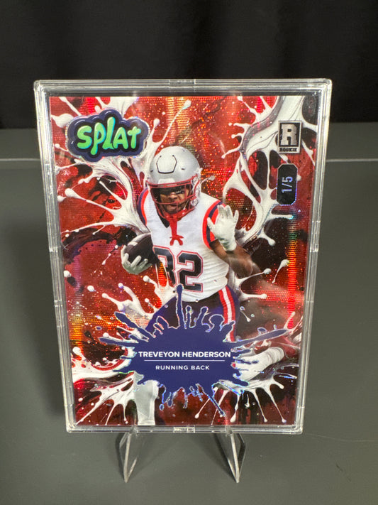 Treveyon Henderson New England Patriots Card