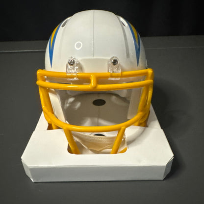 JC Jackson Los Angeles Chargers Signed Mini Helmet