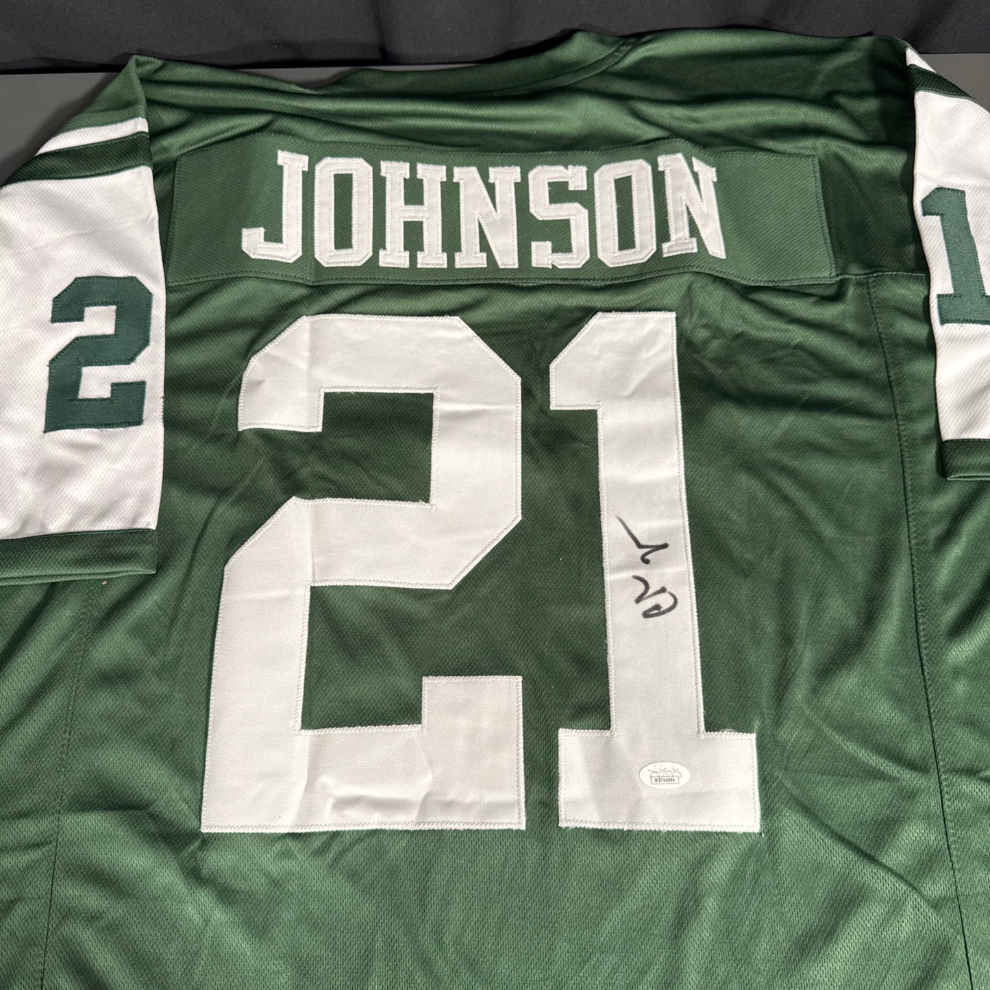 Chris Johnson New York Jets Signed Jersey