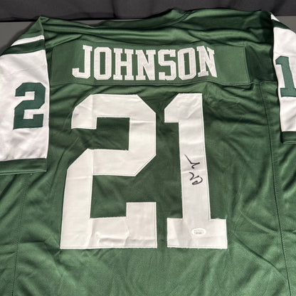 Chris Johnson New York Jets Signed Jersey