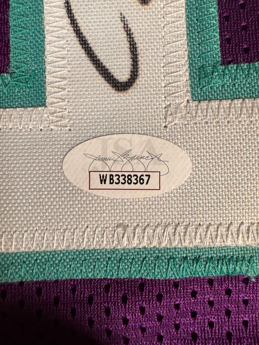 Muggsy Bogues Charlotte Hornets Signed Jersey