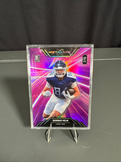 Gunnar Helm Tennesse Titans Card