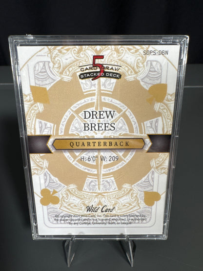 Drew Brees New Orleans Saints Card