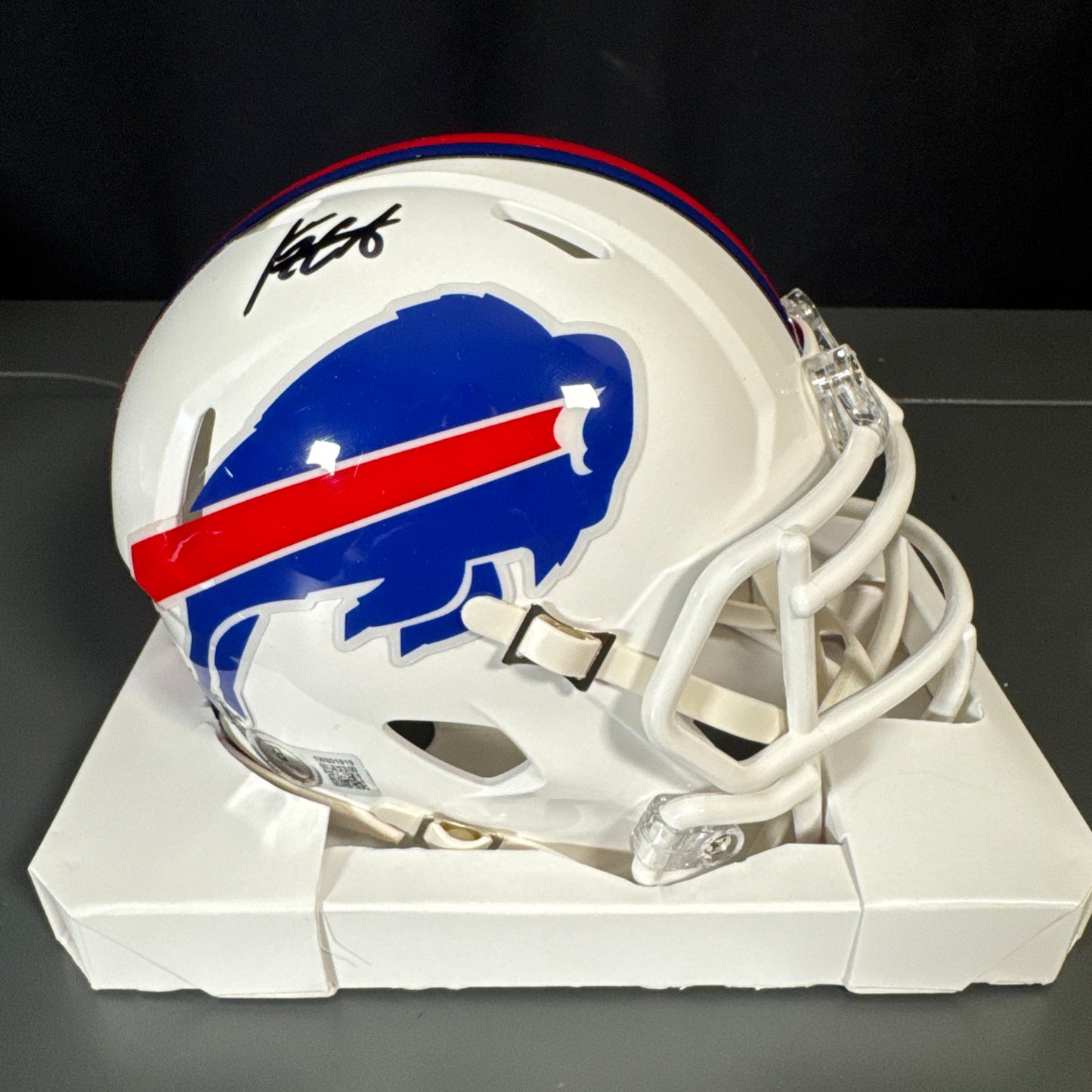 Keon Coleman Buffalo Bills Signed Mini Helmet