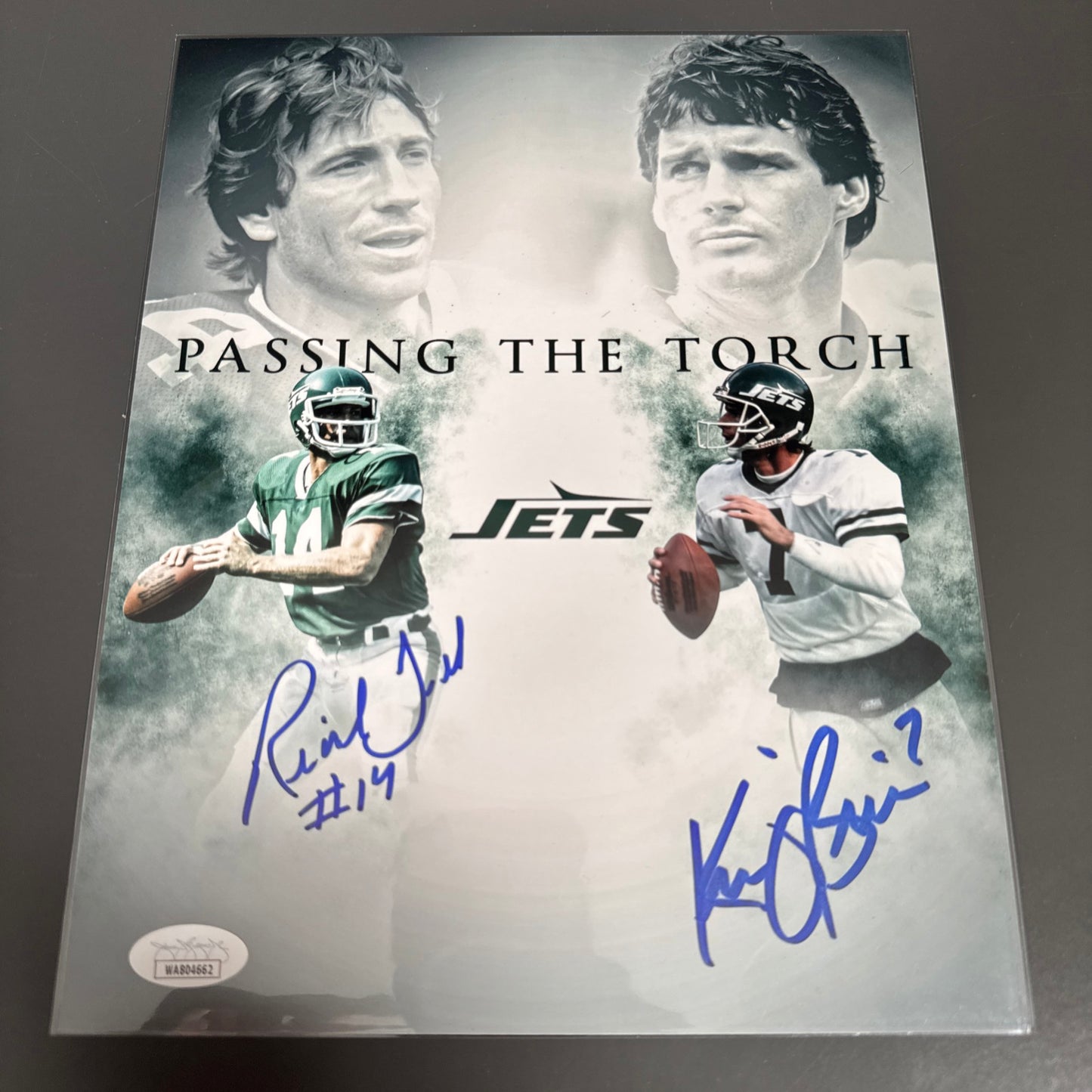 Richard Todd/Ken O'brien New York Jets Signed Photo
