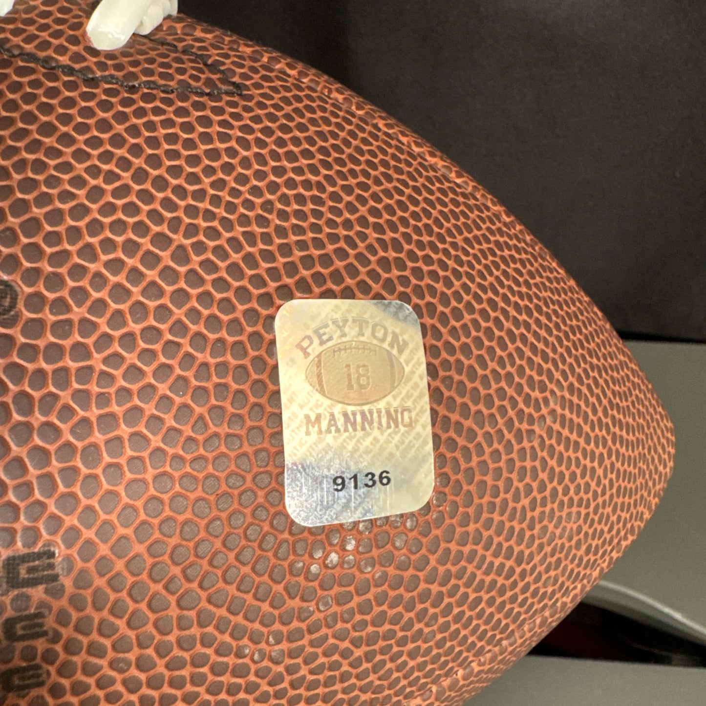 Peyton Manning Indianapolis Colts/Denver Broncos Signed Football