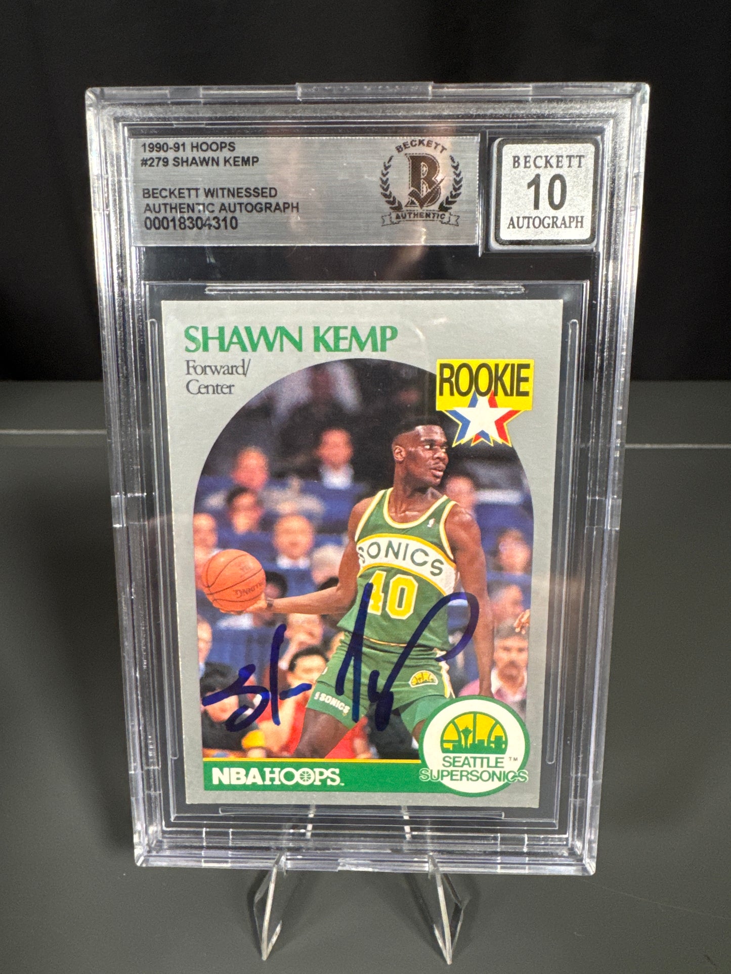 Shawn Kemp Seattle SuperSonics Card
