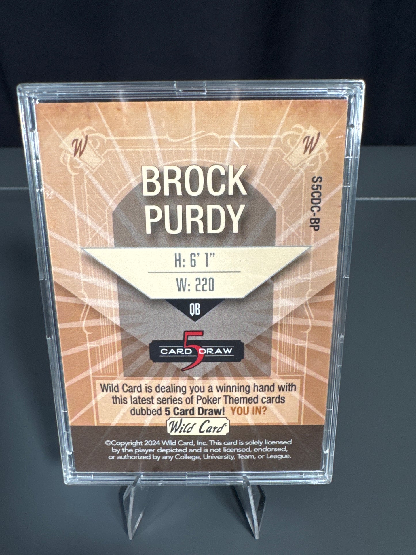 Brock Purdy San Francisco 49ers Card