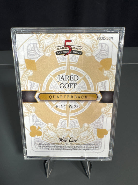Jared Goff Detroit Lions Card