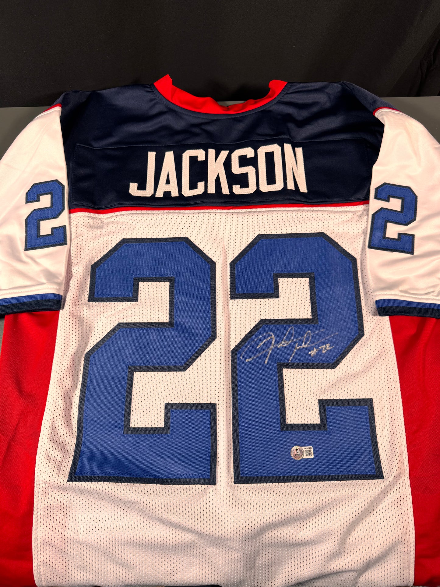Freddy Jackson Custom Buffalo Bills Signed Jersey