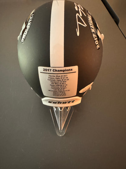 Da'Ron Payne Alabama Crimson Tide Signed Mini Helmet