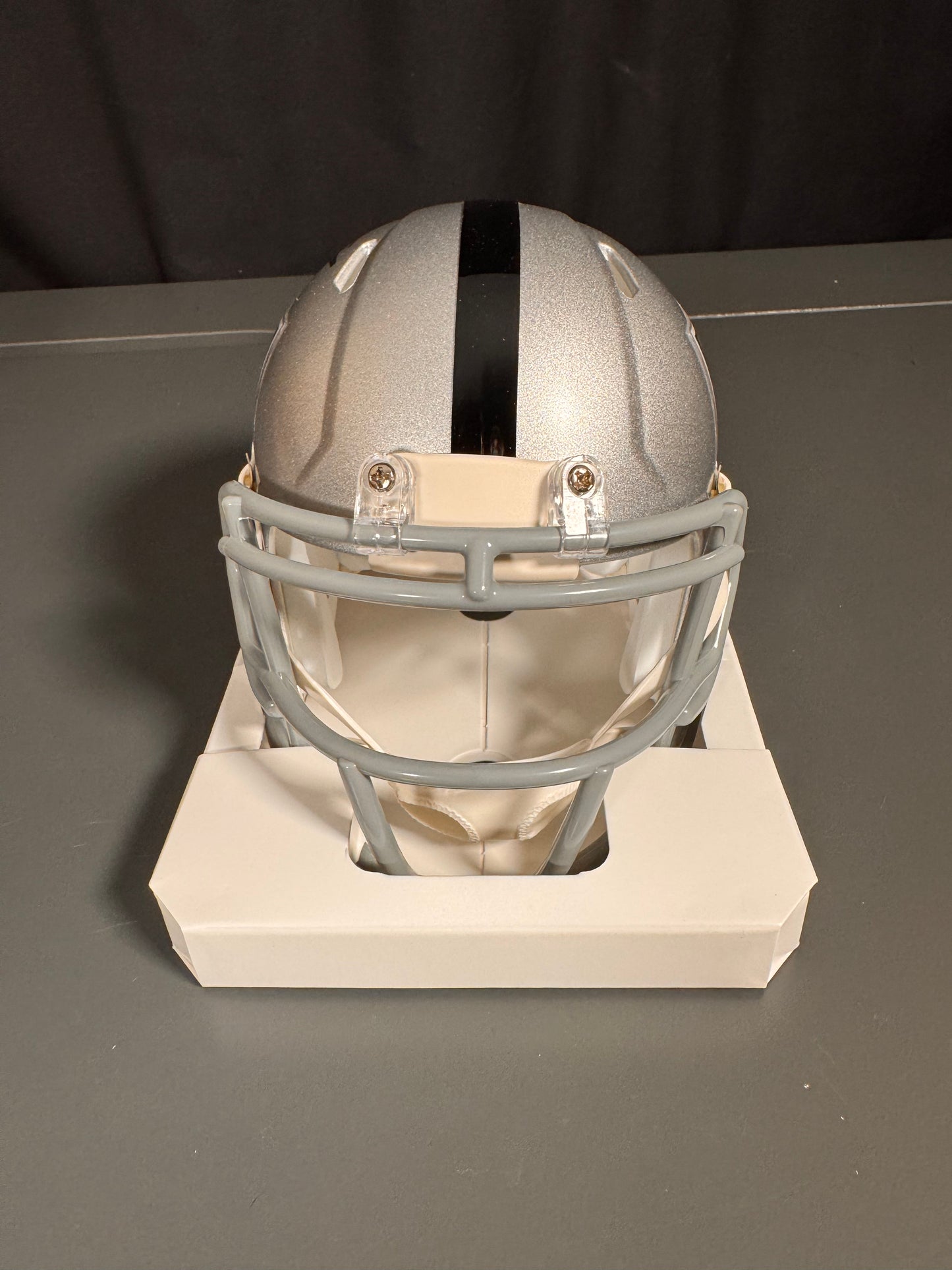 Tre Tucker Las Vegas Raiders Signed Mini Helmet