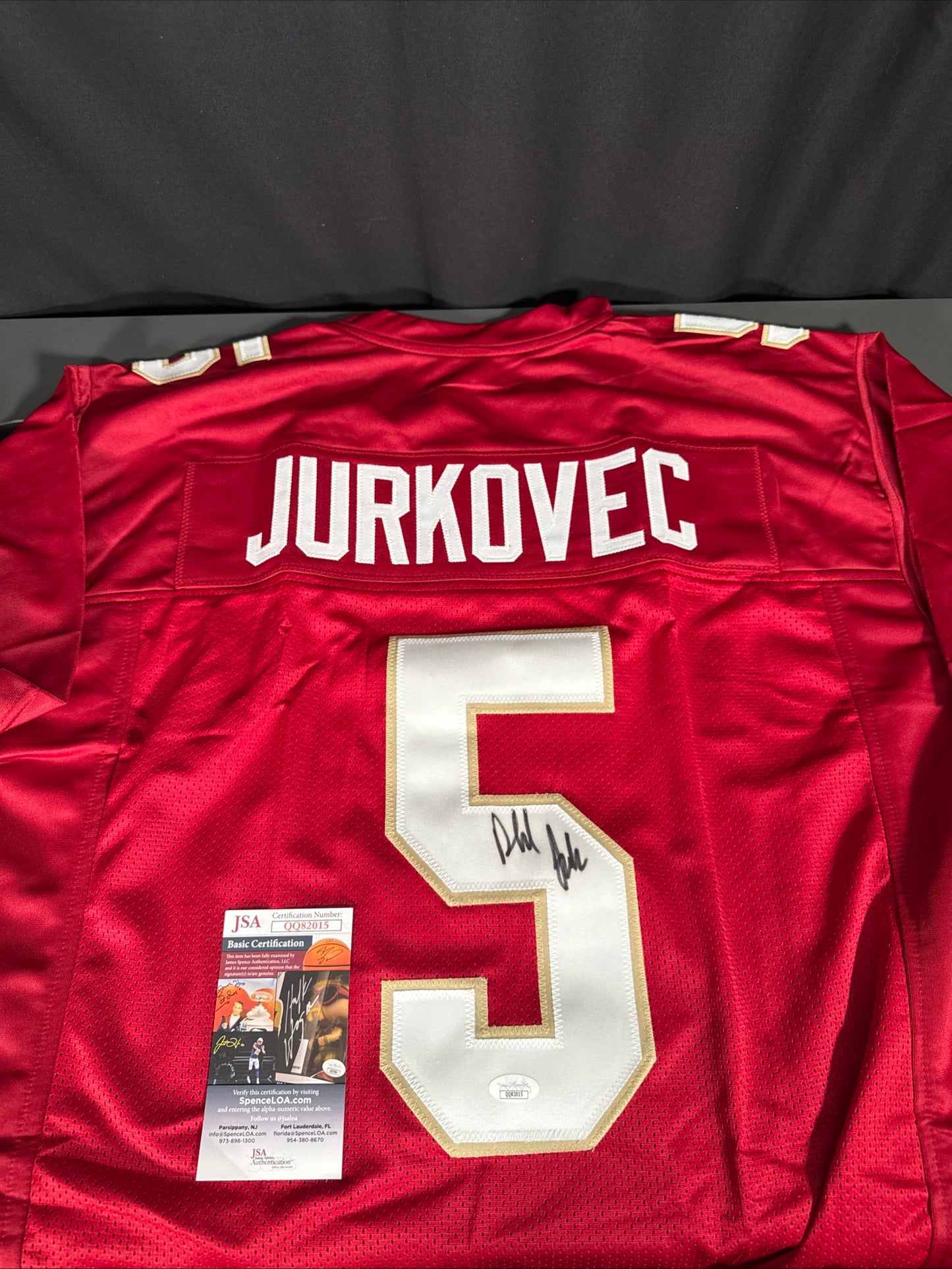 Phil Jurkovec Boston College Signed Jersey