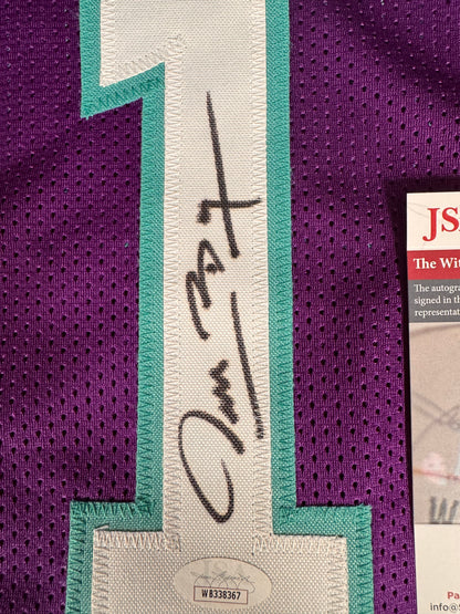 Muggsy Bogues Charlotte Hornets Signed Jersey