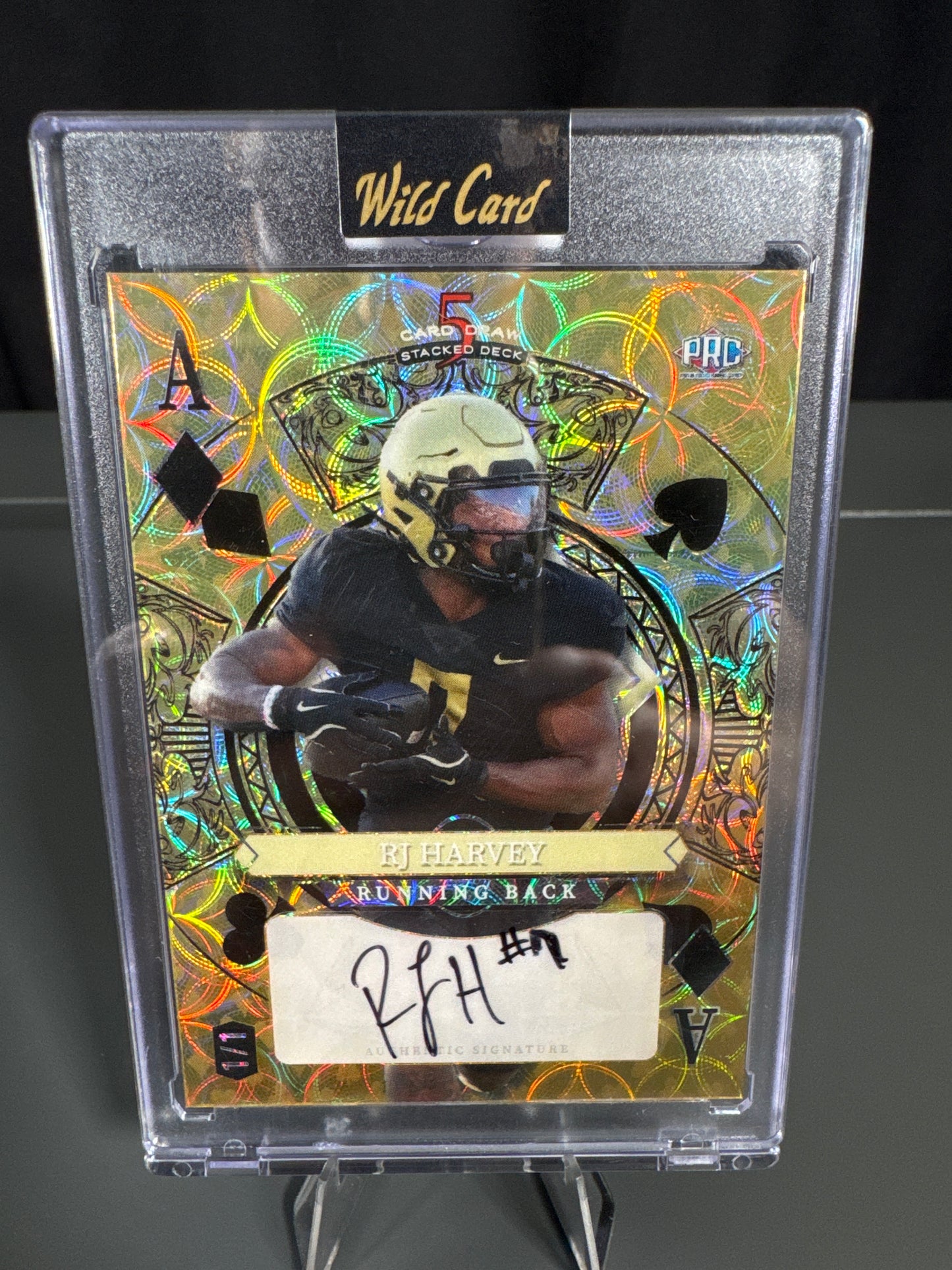 R.J. Harvey Denver Broncos Card