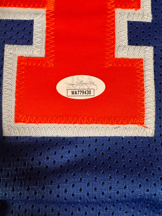 Jericho Sims New York Knicks Signed Jersey