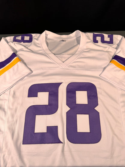 Adrian Peterson Custom Minnesota Vikings Signed Jersey
