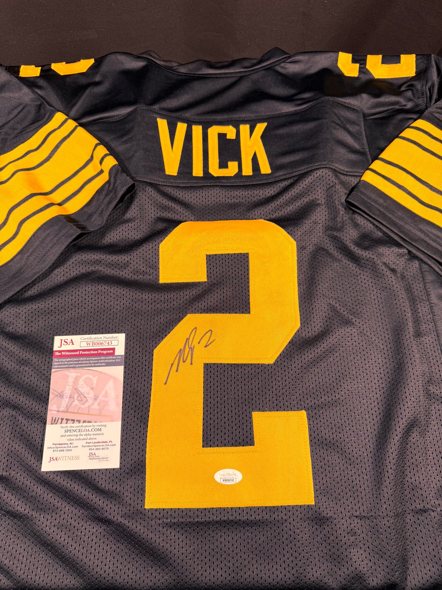Michael Vick Pittsburgh Steelers Signed Jersey
