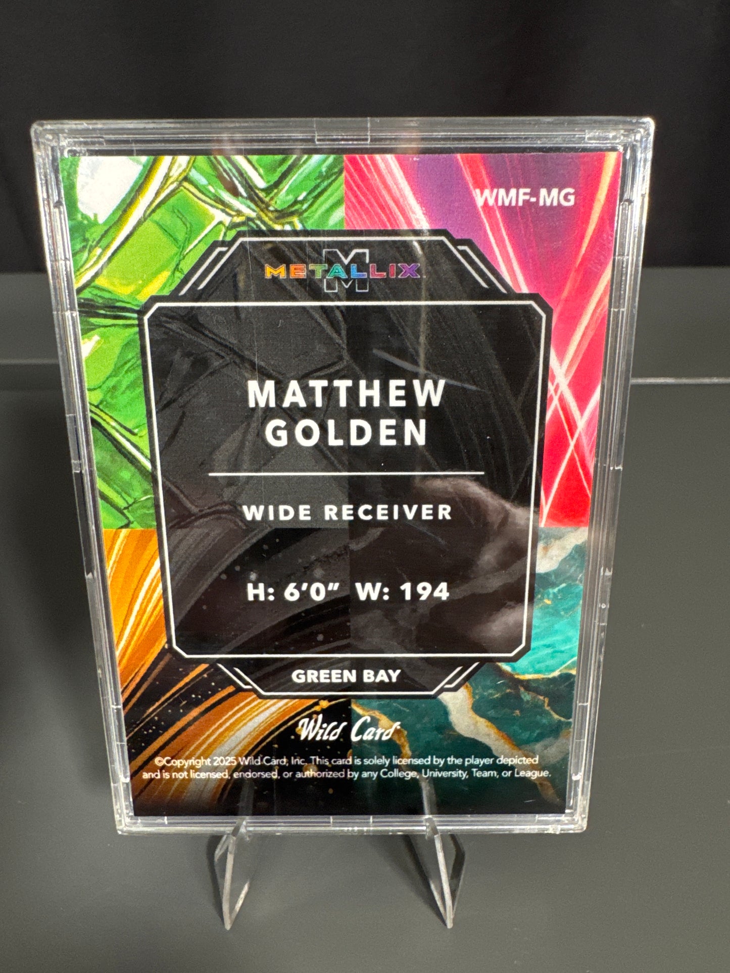 Matthew Golden Green Bay Packers Card