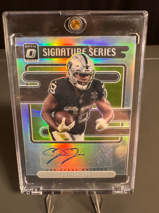 Josh Jacobs Las Vegas Raiders Card
