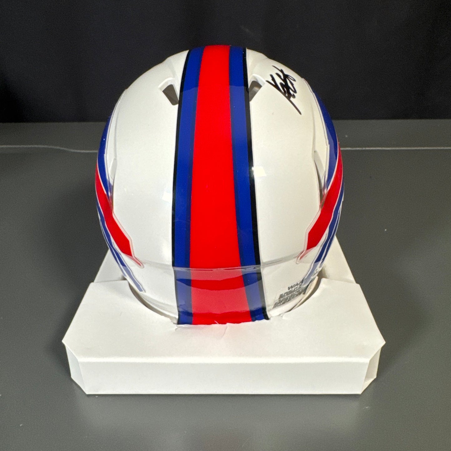 Keon Coleman Buffalo Bills Signed Mini Helmet